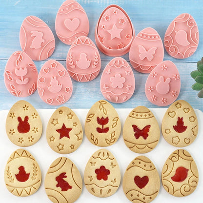 10 Piece Easter Cookie Cutter Set for Baking