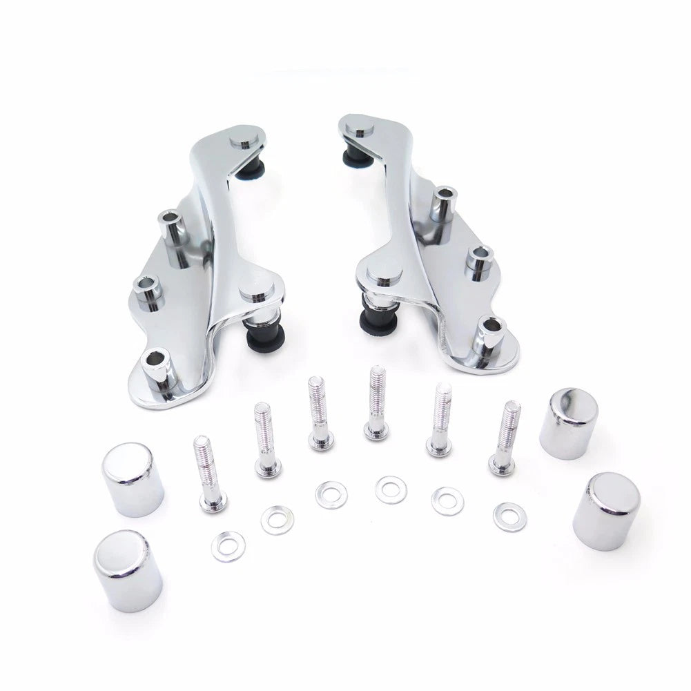 4-Point Docking Hardware Kit for Harley Touring (2009–2013) FLHR FLHT Chrome