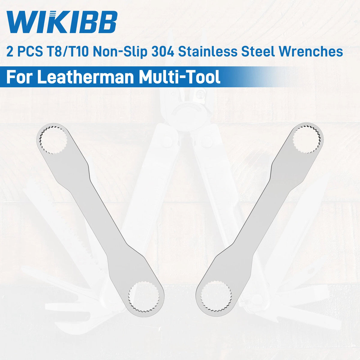 2X Slim Steel Parse Wrench Spanner for Leatherman (Disassembly Tool)