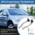 2pcs Front Outer Tie Rod End Links Replacement for Honda Civic CR-V Fit (2002–2020)
