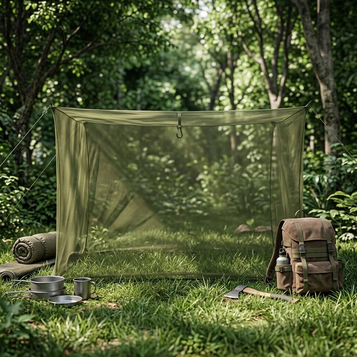 Mesh Camping Mosquito Net Canopy for Outdoor Use