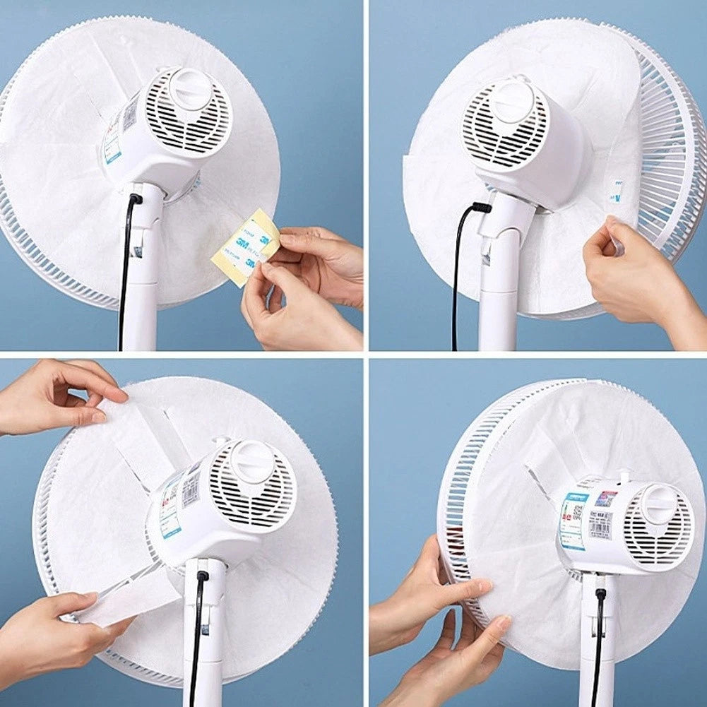 10pcs Electrostatic Fan Filter Dust Cover for Air Cleaning