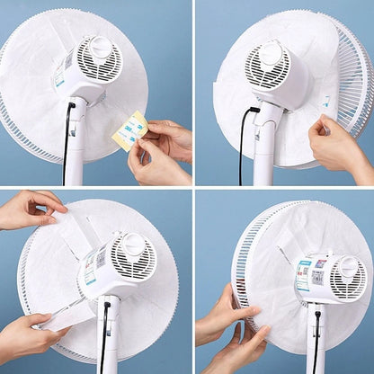 10pcs Electrostatic Fan Filter Dust Cover for Air Cleaning