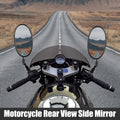 1 Pair Rearview Mirrors for Universal Motorcycle (10mm Screw Thread)