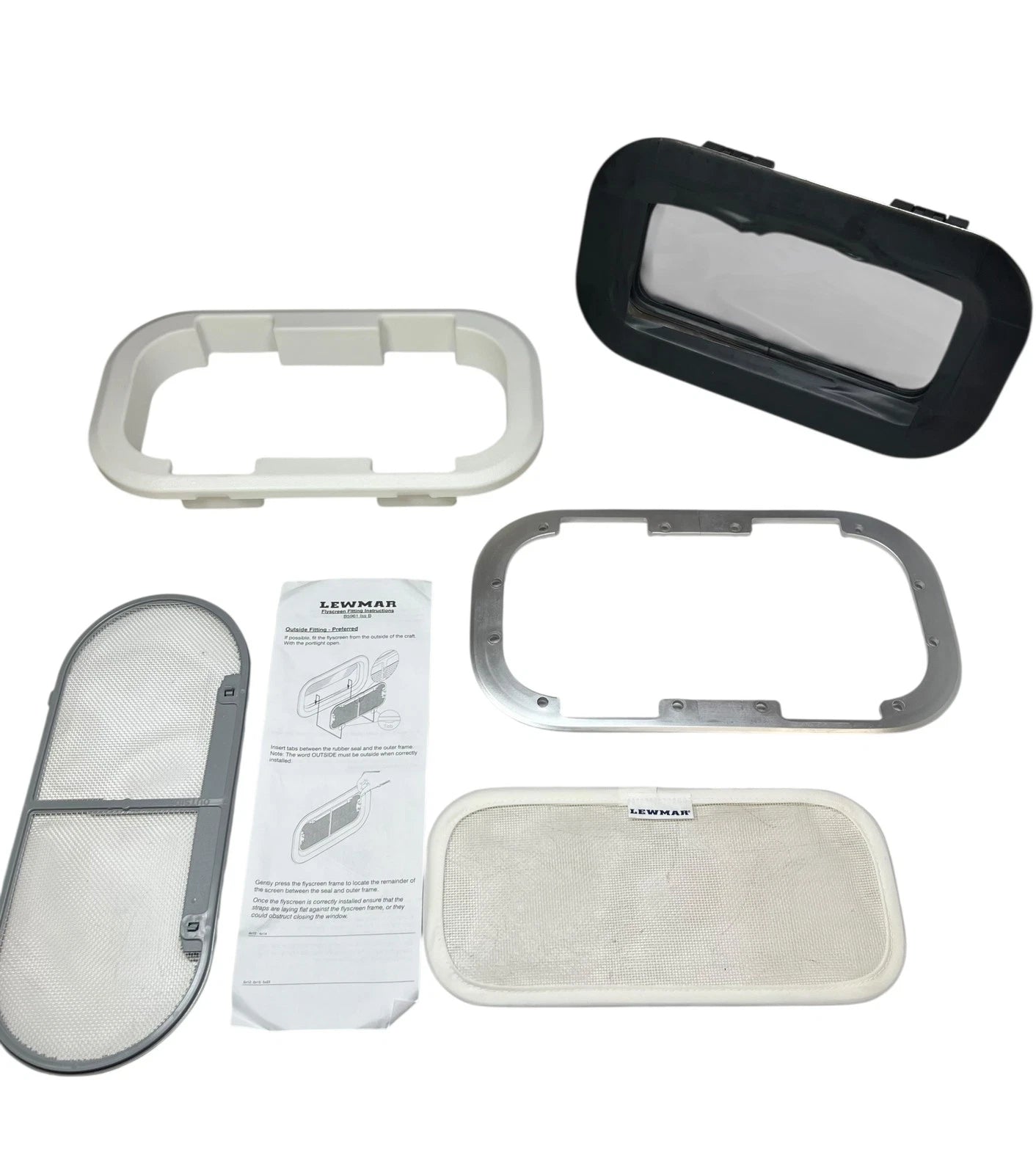 Gry Portlight Size 0 for Lewmar (393020162) with Screen