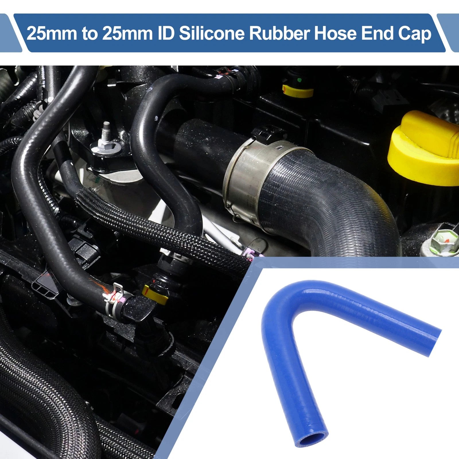 25mm Silicone Elbow for Intercooler Heater (135 Degree, 4 Layers)