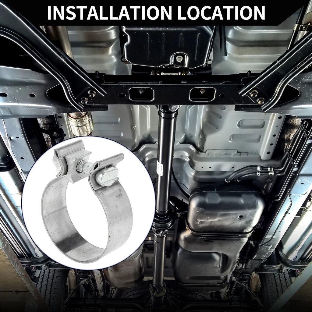 Exhaust Pipe Clamp for Car (2.68" 30mm)
