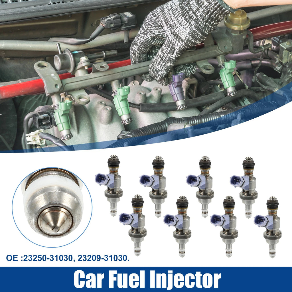 8Pcs Fuel Injector Nozzle Replacement for Lexus LS600h (2008–2016)