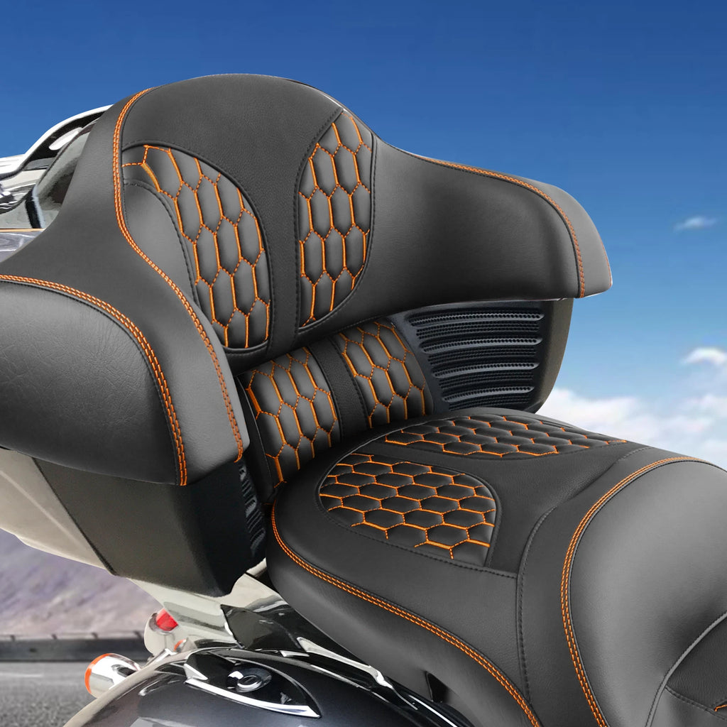 Rear Trunk Passenger Backrest Pad for Indian Chieftain (2016–2025)