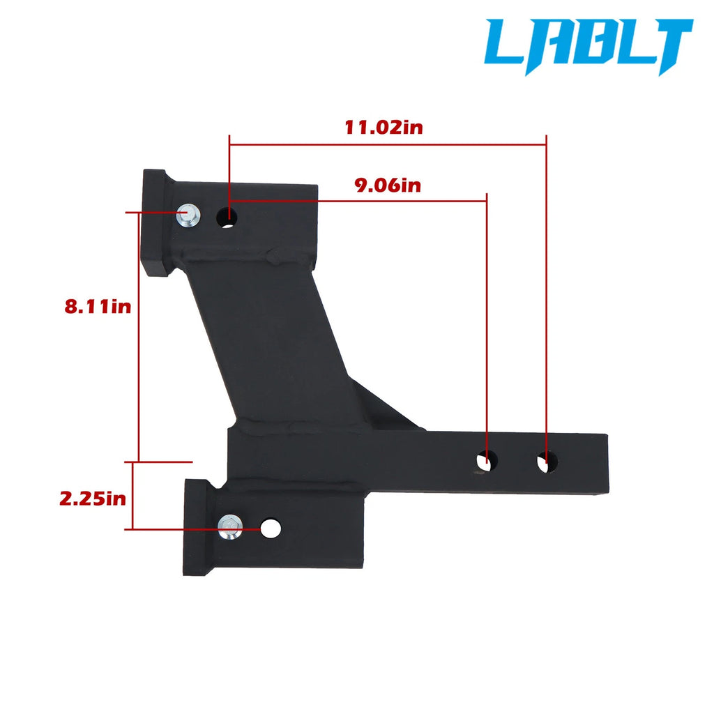 Dual Hitch Extender for Trailer (10000 lbs Capacity)