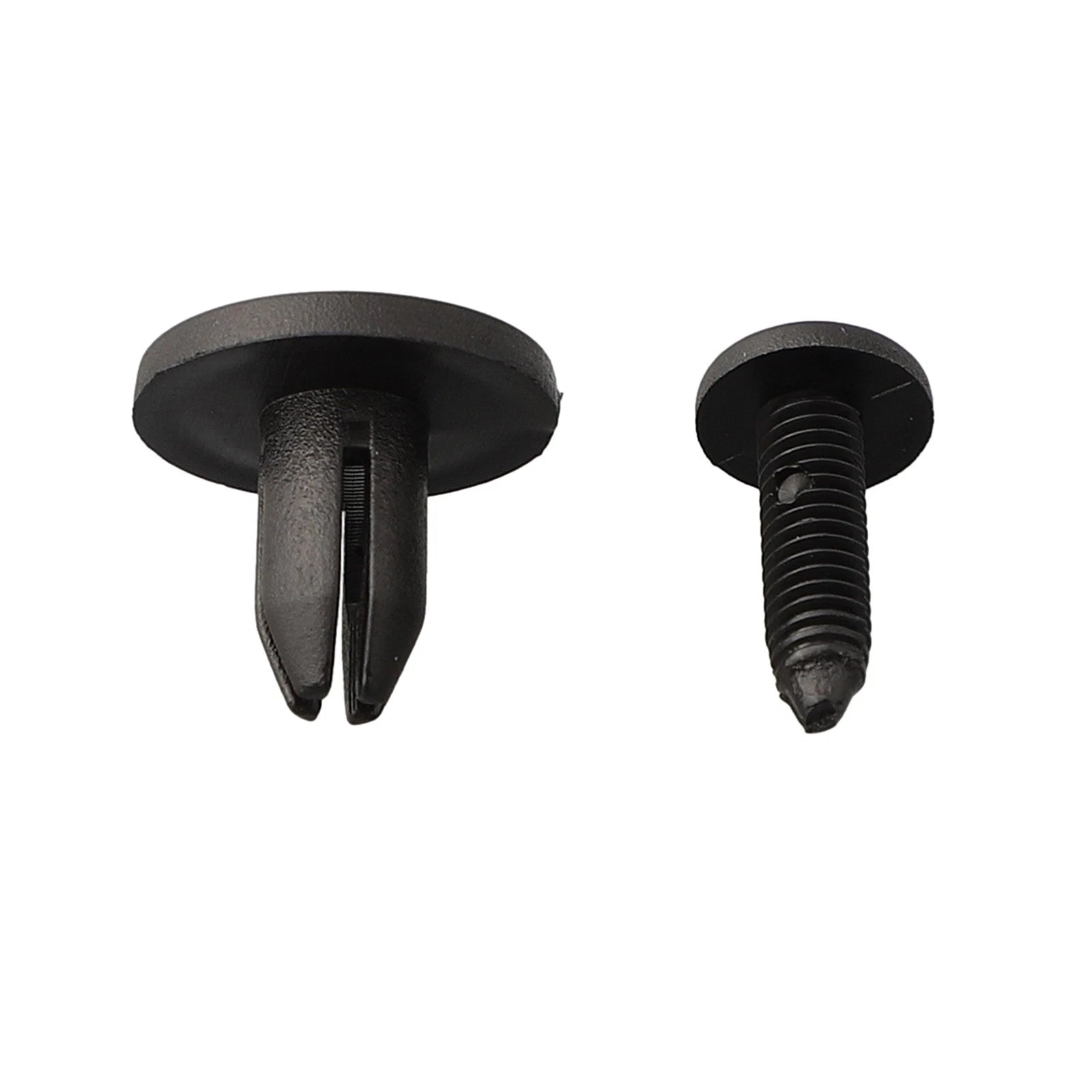 Rivet Clips for Bumper Fender Fastener Replacement (Black)