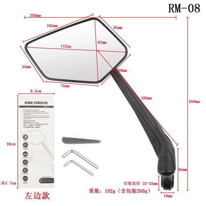 360 Degree Rotation Bike Rearview Mirror for MTB
