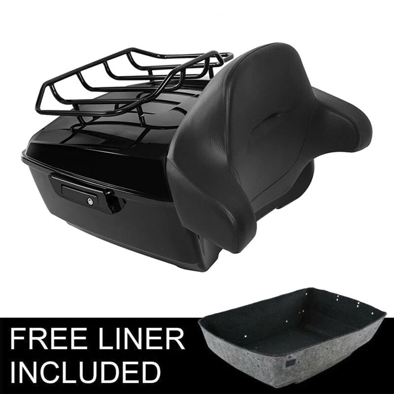 Trunk Backrest Pad for Harley Touring Road Glide (2014–2026)
