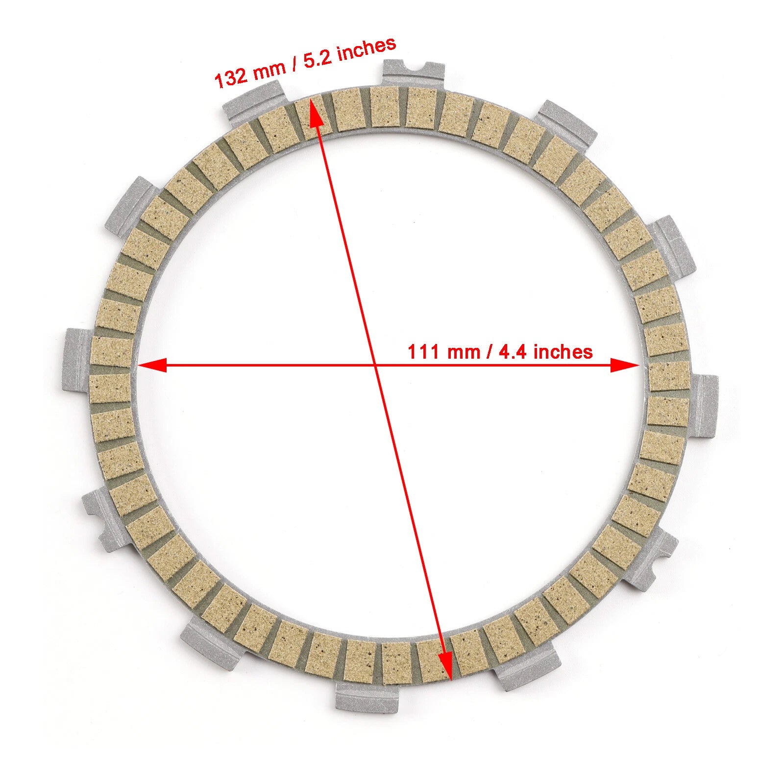 Clutch Friction Plate Kit for Suzuki GSXR600 GSXR750 (2006–2007) 21441-36F30