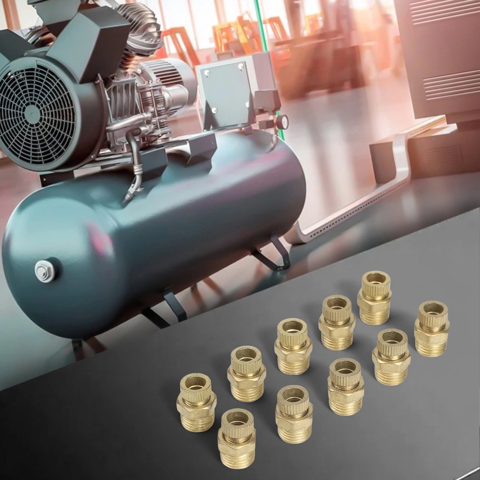 10PCS Brass Valves for Compressors