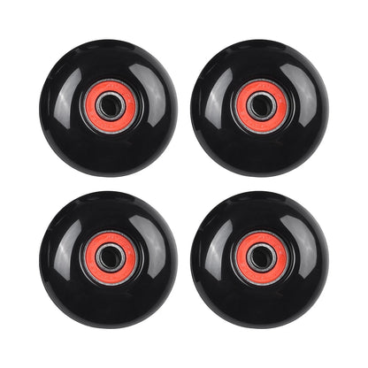 Set of 4 52x32mm 95A PU Indoor Skate Wheels with ABEC-9 Bearings