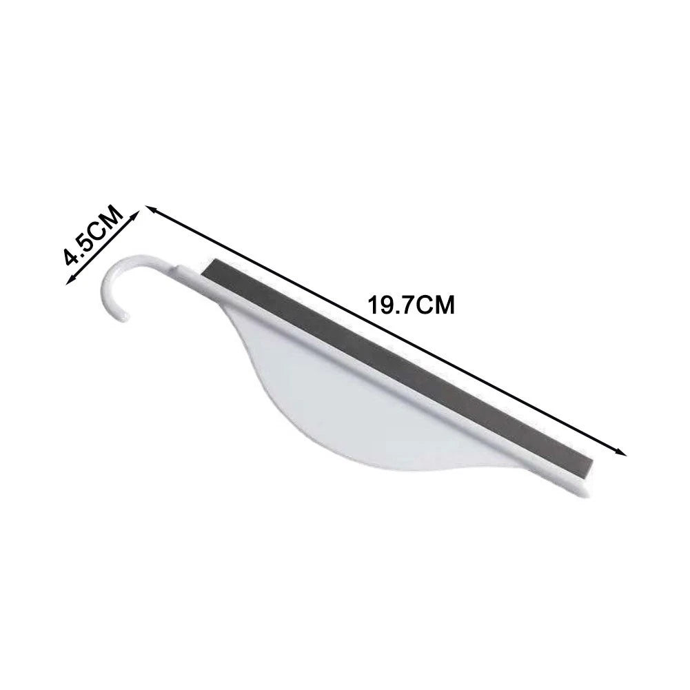 Silicone Squeegee for Glass Cleaning (Portable, 19x7x4 cm)