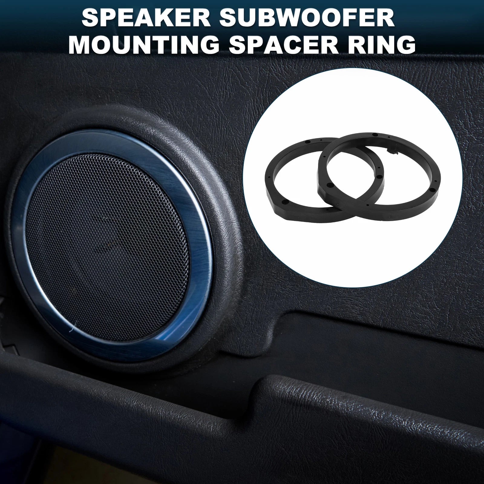 2X Speaker Spacer Ring Adapter for Honda Civic (ABS)