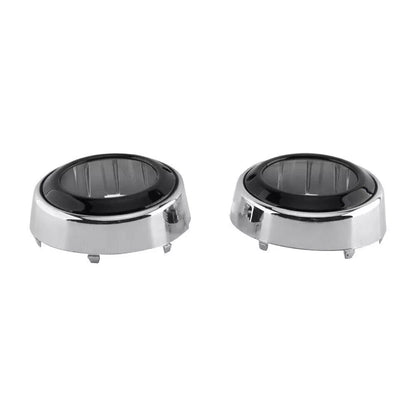 2Pcs Front Bumper Fog Light Cover Bezel For Mitsubishi Outlander 2010 2011 2012
