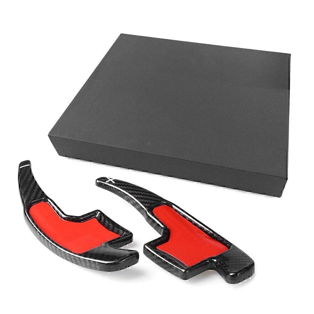 2X Steering Wheel Shifter Paddle Extensions for Ford Mustang (2015–2017)