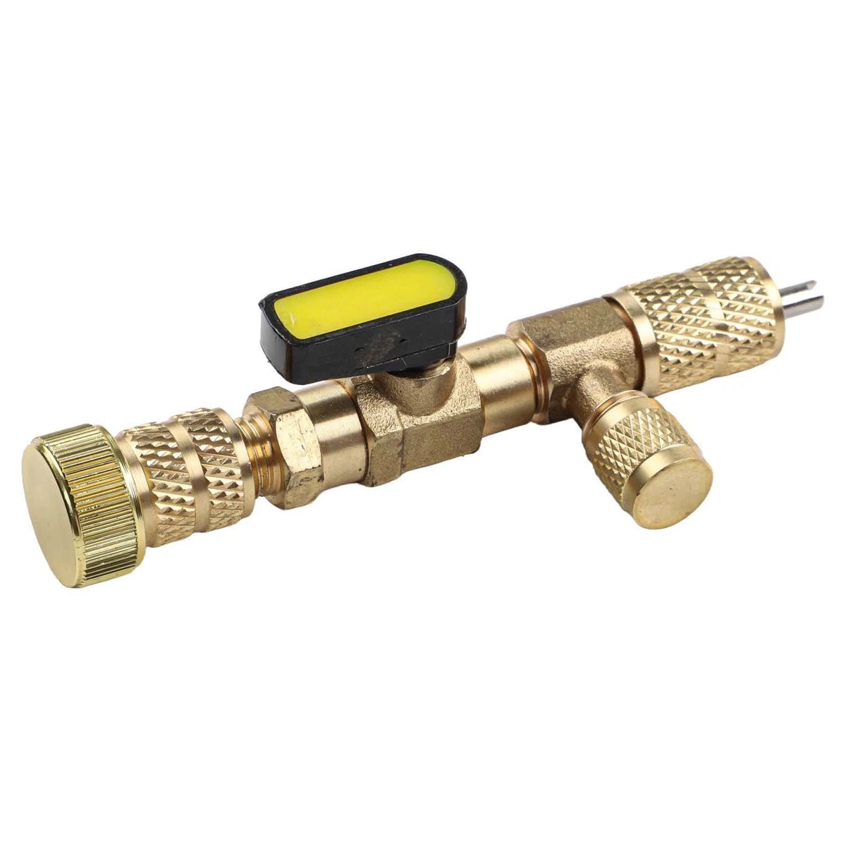 HVAC Tool Set for Automotive Repair (Valve Core Removal, Brass Adapters)