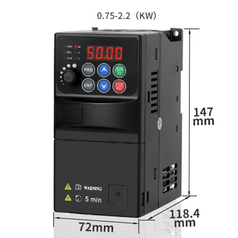 2.2KW Variable Frequency Drive VFD Motor Controller 220V Input Output