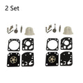 Set of 2 Carburetor Rebuild Kits for Zama RB-115 (C1U-W18, C1U-W18A, C1U-W24)