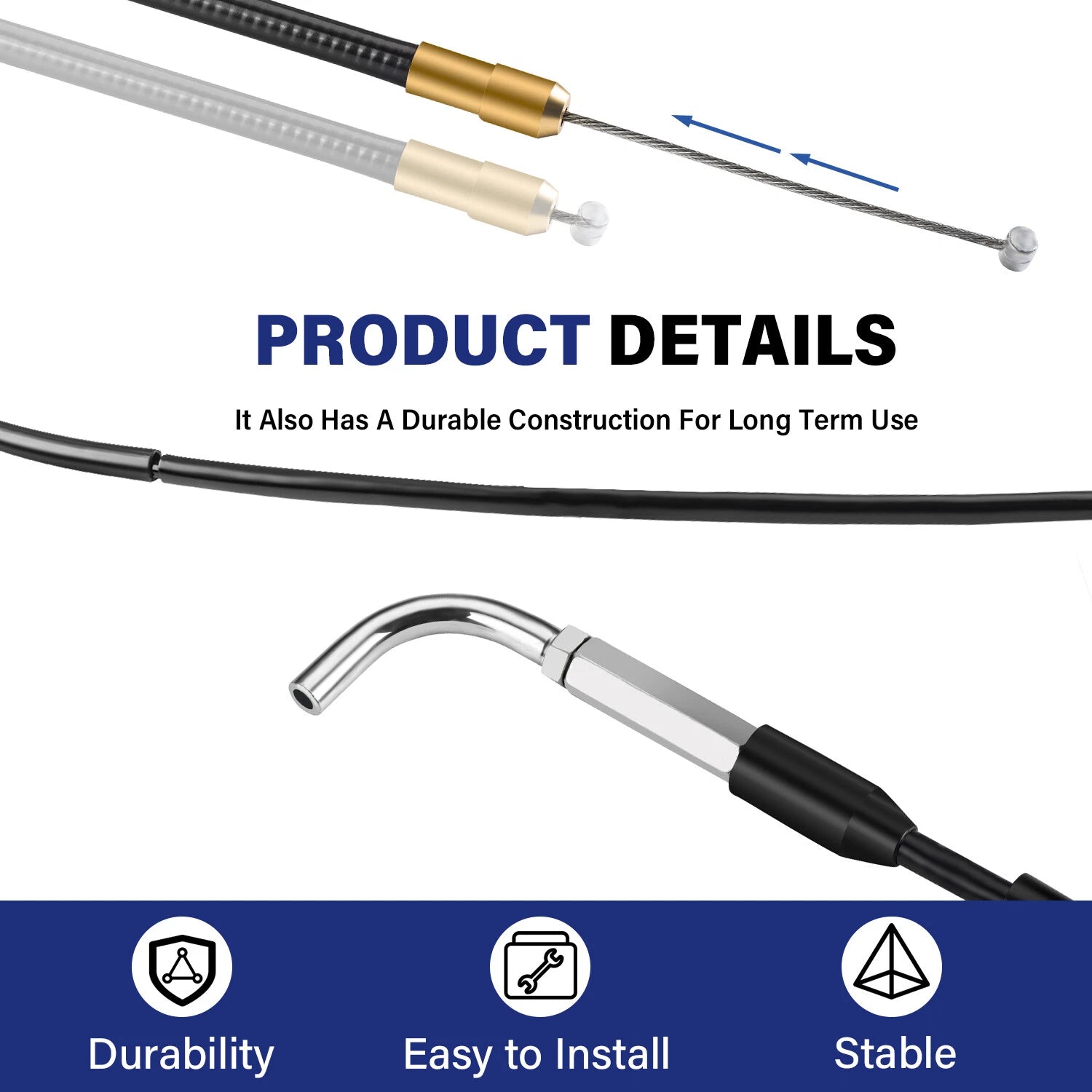 Starter Choke Cable for Yamaha Big Bear 400 (2002–2006) 5FU26331100