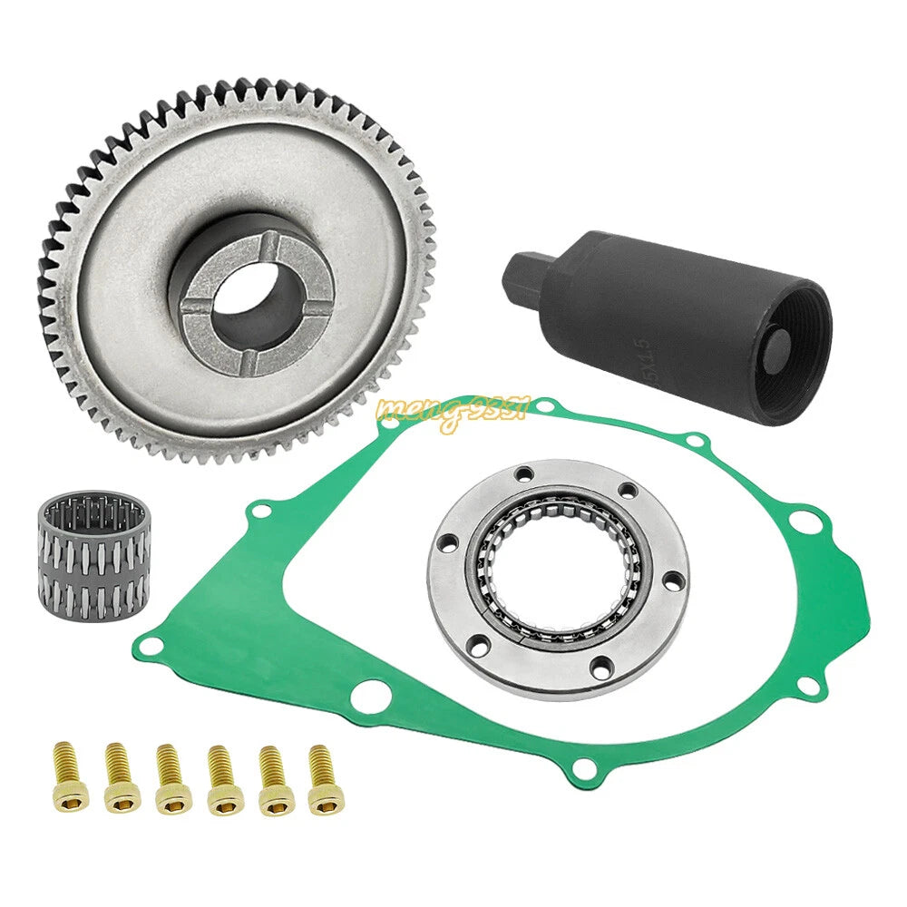 Starter Clutch Kit with Gasket & Flywheel Puller for Yamaha Warrior 350 (2004–2013)