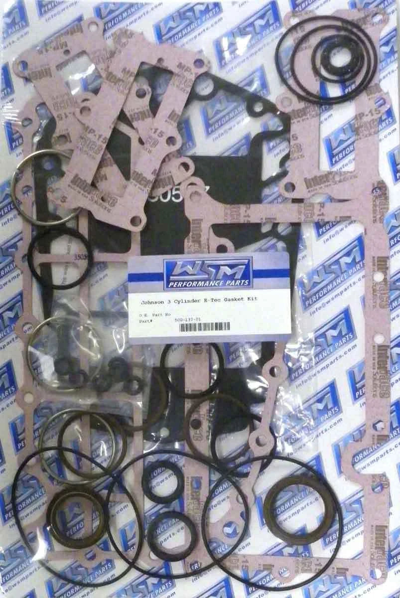 Gasket Kit for Johnson Evinrude 75/90 Hp 3 Cylinder E-Tec (2004–2016) - 500-137-01