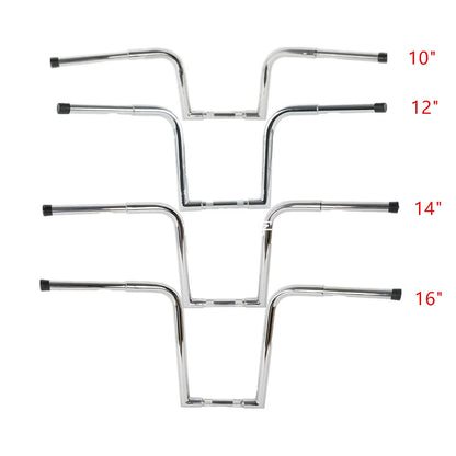 Chrome Ape Hanger Handlebar 1-1/4" for Harley Sportster (10"/12"/14"/16")