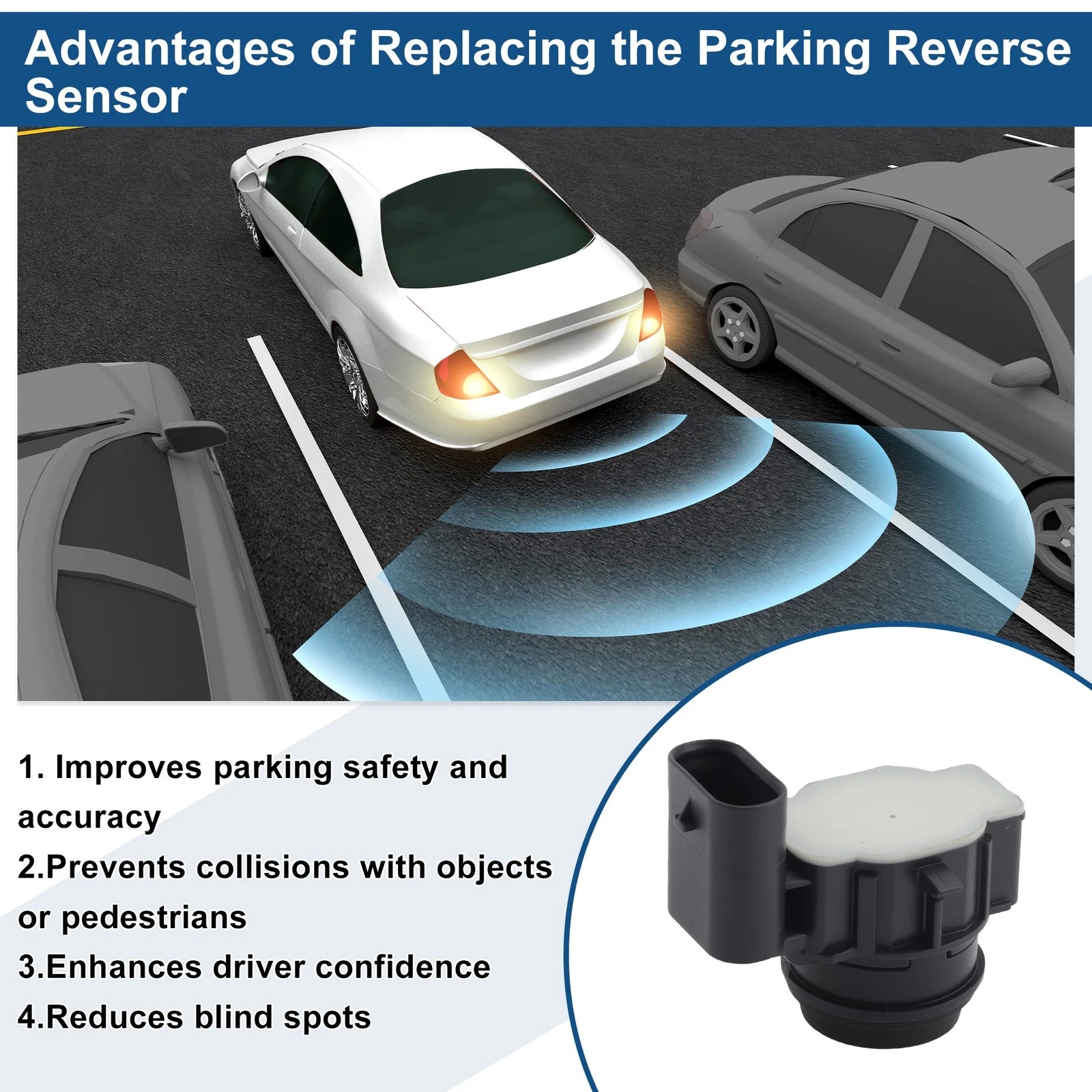 Reverse Backup Parking Sensor for Audi A4 (2015) No.66209261625