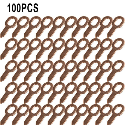 100 Copper Plated Dent Puller Rings for Spot Welding