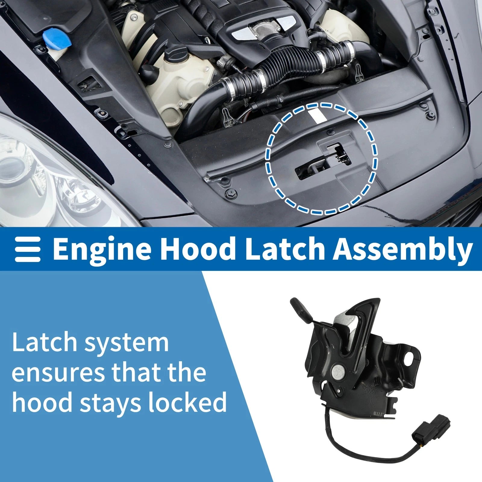 Hood Latch Assembly Replacement for Honda Odyssey (2009–2014)