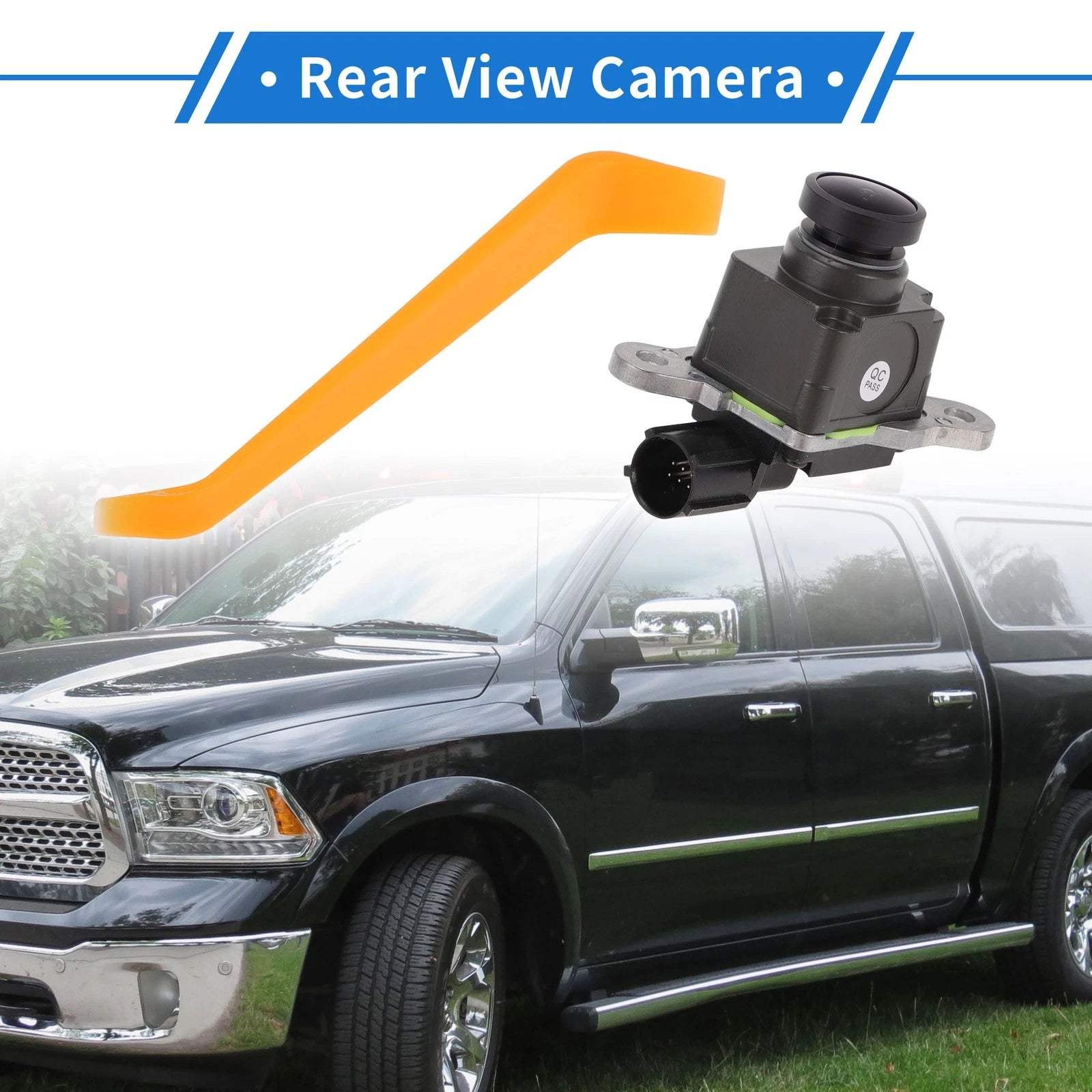 Rear View Backup Camera OEM Replacement 120-180° for Ram 1500 2013–2018