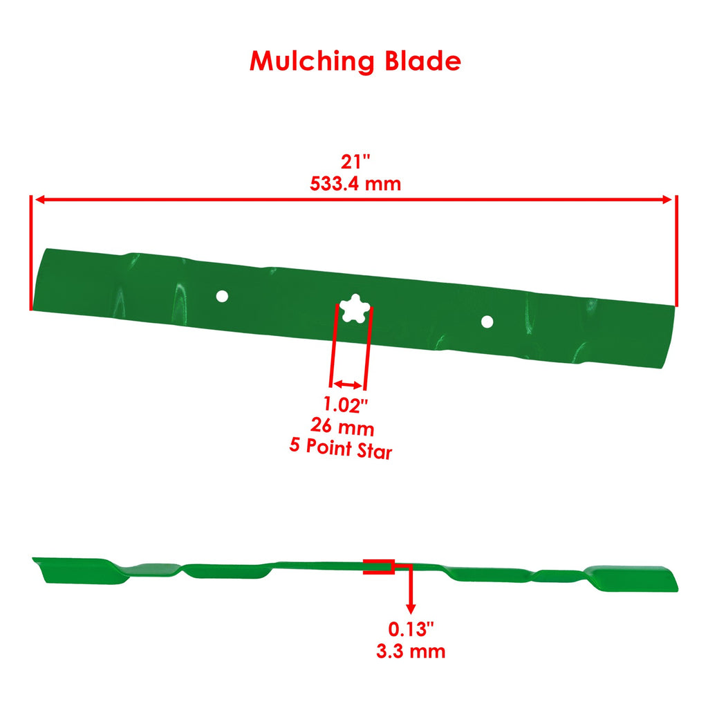 Deck Blade 42 Inch Replacement for Husqvarna YTH160 YTH180 (2008–2018)