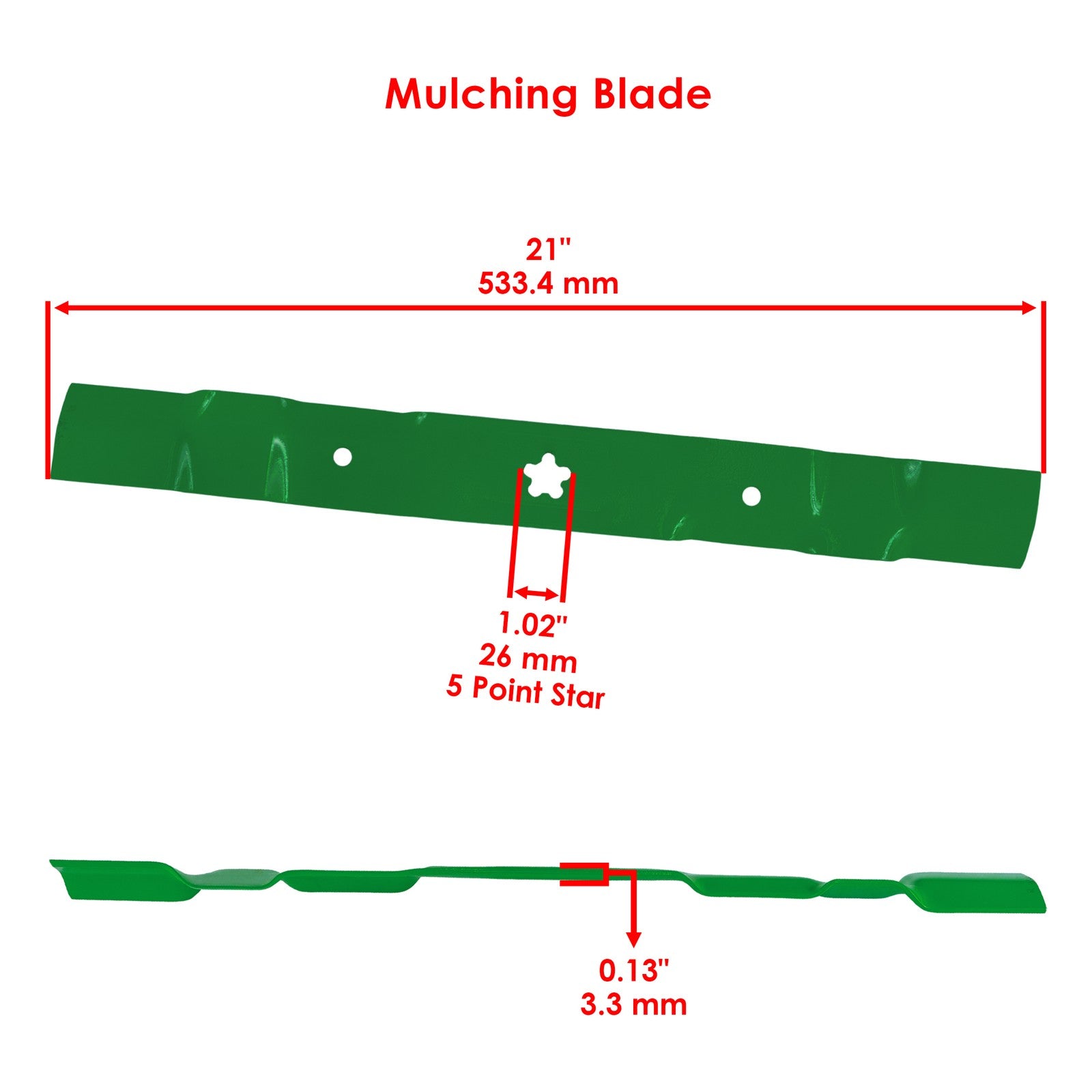 Deck Blade 42 Inch Replacement for Husqvarna YTH160 YTH180 (2008–2018)