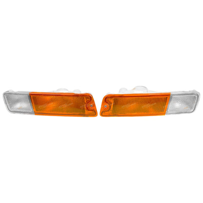 Set of 2 LH RH Front Bar Indicator Lights for Mitsubishi Triton MK (1996–2006)