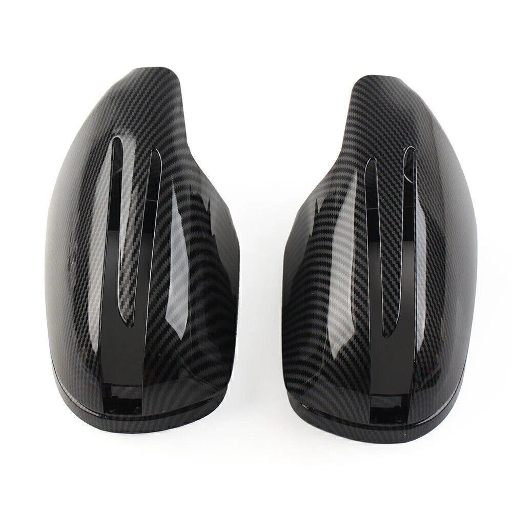2X Rear View Mirror Cover Overlay for Mercedes Benz E-Coupe CLS CLC SL SLK