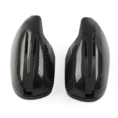 2X Rear View Mirror Cover Overlay for Mercedes Benz E-Coupe CLS CLC SL SLK