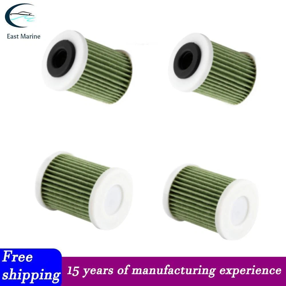 Set of 4 Fuel Filters 15412-93J10 for Suzuki Outboard DF 200-350 HP