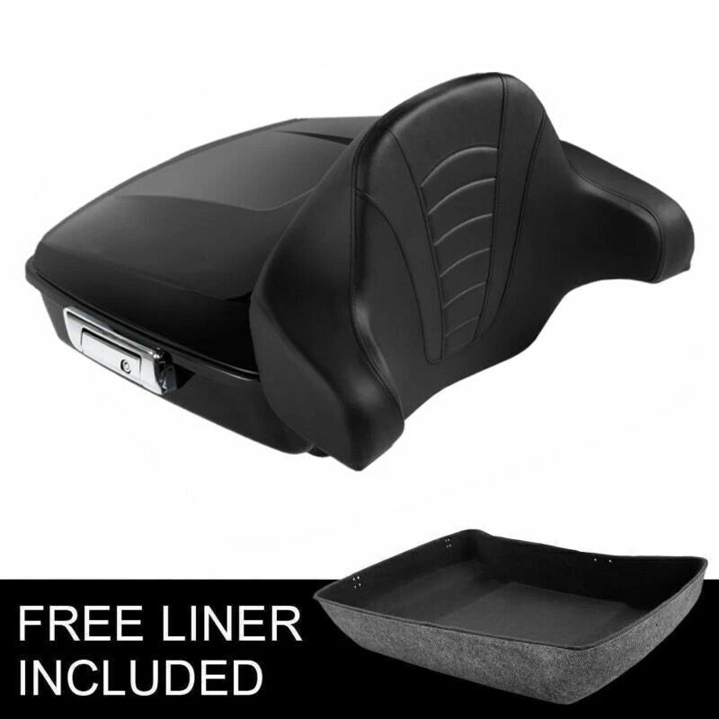 Chopped Trunk Backrest Pad for Harley Touring Road Glide (2014–2026)