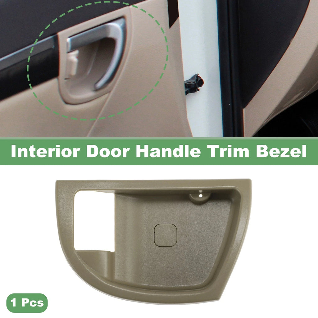 Front Left Interior Door Handle Trim Bezel Replacement for Hyundai Santa Fe (2007–2012)
