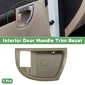 Front Left Interior Door Handle Trim Bezel Replacement for Hyundai Santa Fe (2007–2012)