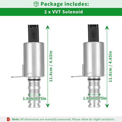 2 Variable Valve Timing Control Solenoids for Mini Cooper R55 R56 R57 R58 R59 R60