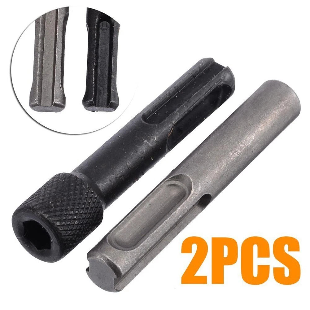 1/4" Adapter Set of 2 for Drill Bit Hex Holder Screwdriver
