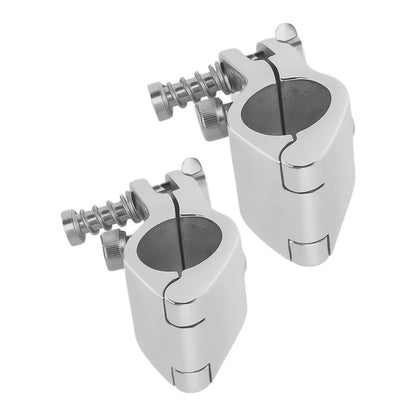Bimini Top Hinged Clamp for Marine Grade 316 SS (Fits 22mm & 25mm Tubes)
