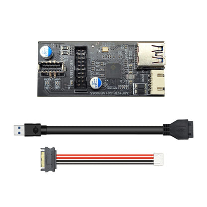 USB 3.2 Dual 19Pin Expansion Card for Motherboard (19Pin/Type-E Connector)