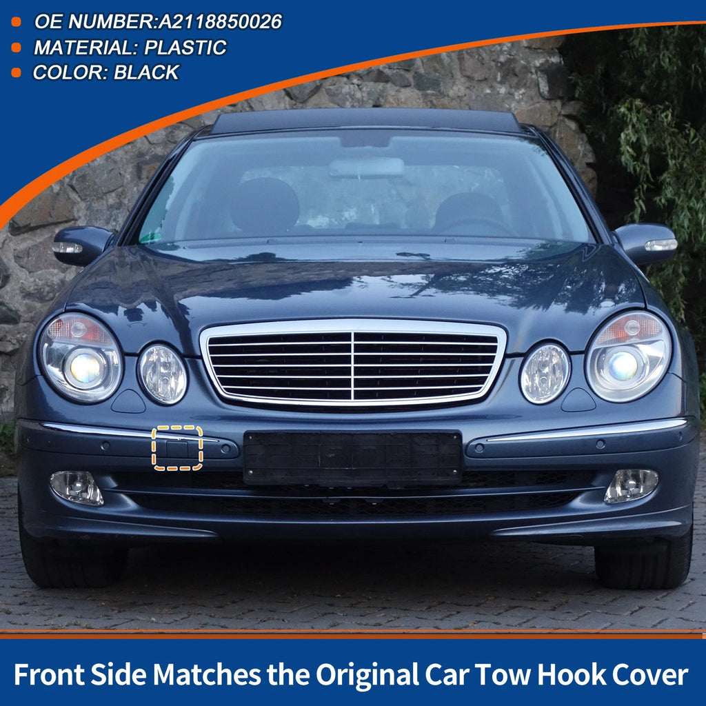 Front Tow Hook Cover Replacement for Mercedes-Benz E-Class (2003–2009)