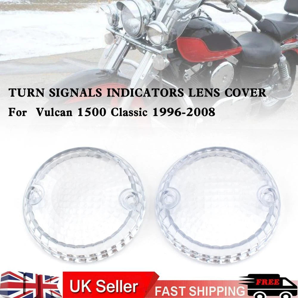 Turn Signal Lens Cover for Yamaha Kawasaki Vulcan 1500 VN (1996–2009)